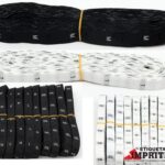 etiqueta etiquetas nylon ropa bordado satin impritex s m l xl tallas