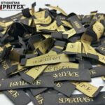 etiqueta etiquetas nylon tejido ropa bordado satin impritex