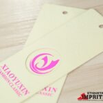 etiqueta hantag diseño ropa cartón impresiones impritex