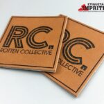 etiquetas cuero textil personalizadas cuero
