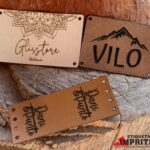 impritex quito ecuador etiquetas cuero cuerina personalizado logotipo