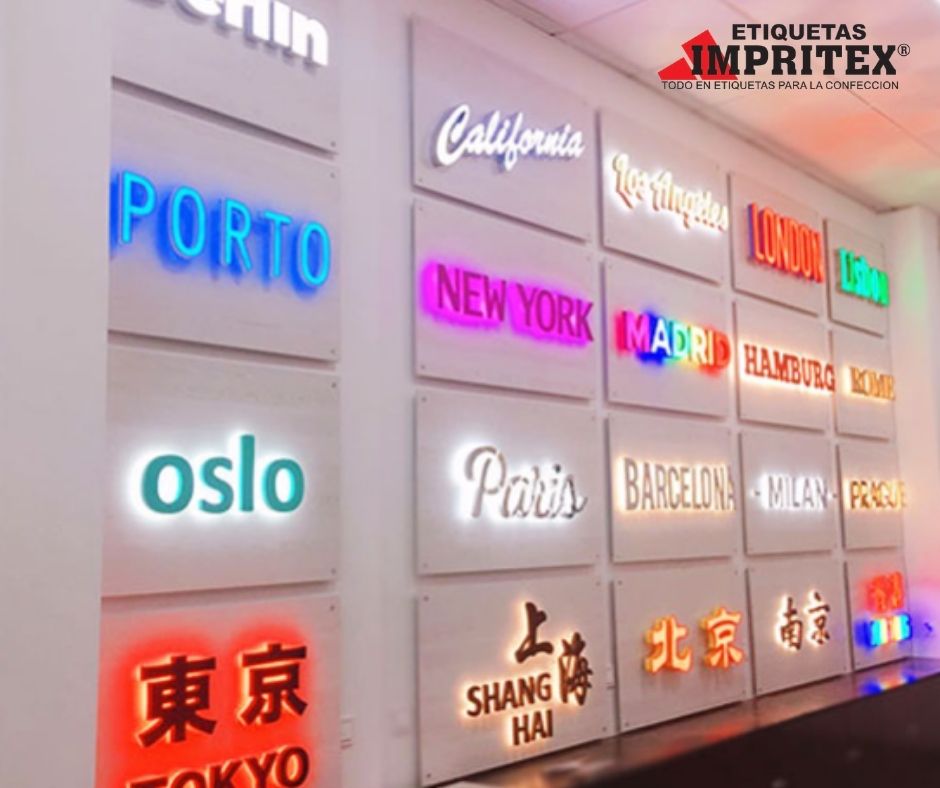 rótulos publicitarios luminosos letras3d letras en bloque